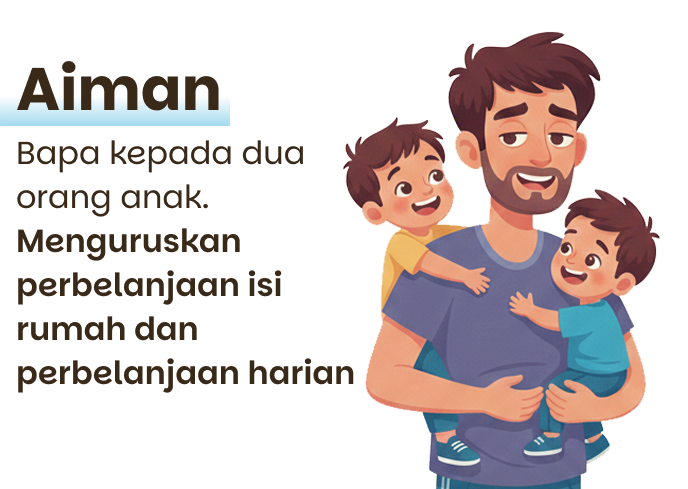 Aiman — father of two
